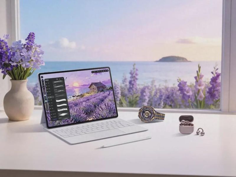  华为MatePad Mini悦读版幻影紫技术解析：柔性OLED屏幕与AI阅读生态的深度融合 手机评测