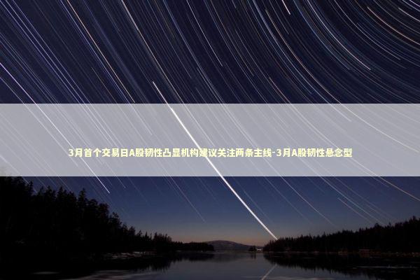 3月首个交易日A股韧性凸显机构建议关注两条主线-3月A股韧性悬念型 新闻