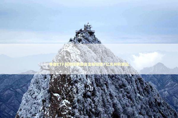 券商ETF探阶段新低资金却狂揽7亿元并购潮起 新闻