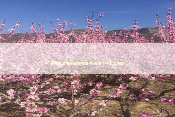 春节儿童安全事故频发 家长这个行为太危险 新闻