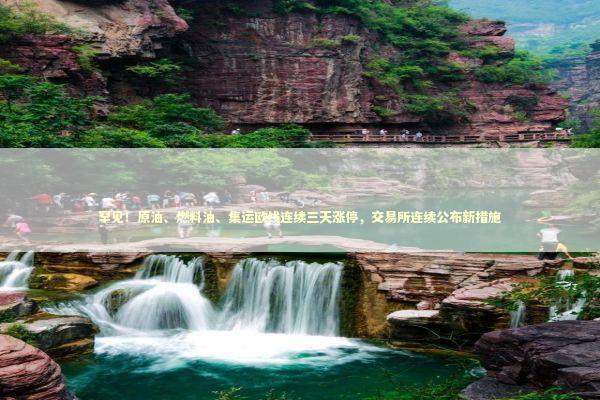 罕见!原油、燃料油、集运欧线连续三天涨停,交易所连续公布新措施 罕见!原油、燃料油、集运欧线连续三天涨停,交易所连续公布新措施 新闻