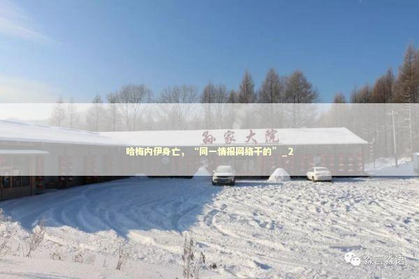 哈梅内伊身亡，“同一情报网络干的”_2 新闻