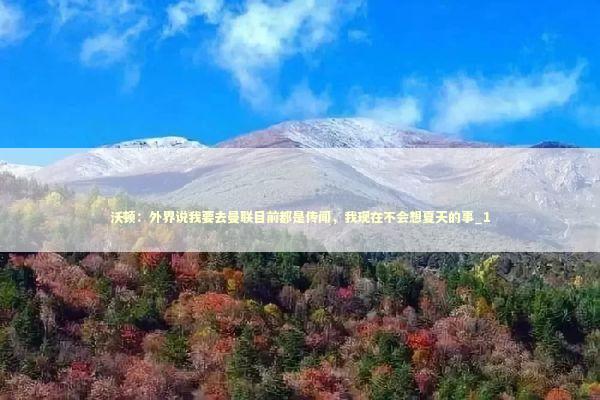 沃顿：外界说我要去曼联目前都是传闻，我现在不会想夏天的事_1 新闻